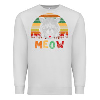 Dove Grey funny vintage raccoon meow raccoon lovers Premium Sweatshirt - linhVisuals