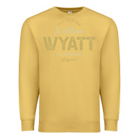 Antique Gold The Legend Wyatt Funny Personalized Name Premium Sweatshirt - linhVisuals