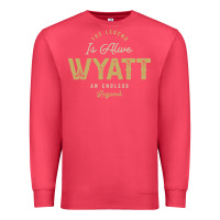 Cardinal The Legend Wyatt Funny Personalized Name Premium Sweatshirt - linhVisuals