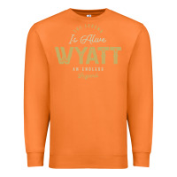 Carrot The Legend Wyatt Funny Personalized Name Premium Sweatshirt - linhVisuals
