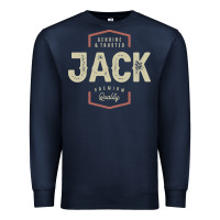 Navy Genuine Jack Funny Personalized Name Premium Sweatshirt - linhVisuals