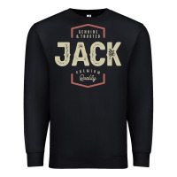 Black Genuine Jack Funny Personalized Name Premium Sweatshirt - linhVisuals