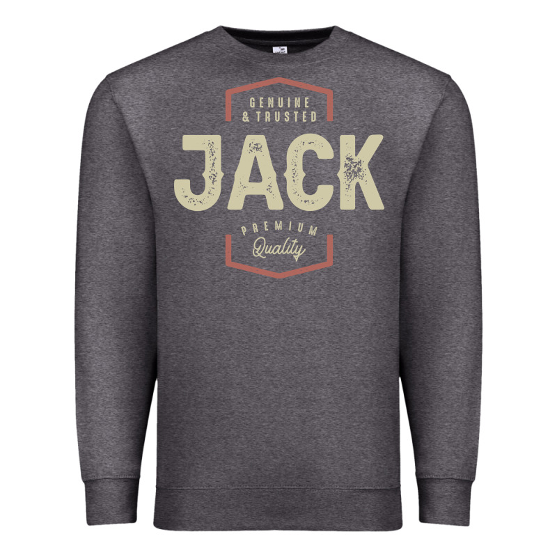 Genuine Jack Funny Personalized Name Premium Sweatshirt by linhVisuals | Teevron