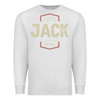Oatmeal Heather Genuine Jack Funny Personalized Name Premium Sweatshirt - linhVisuals
