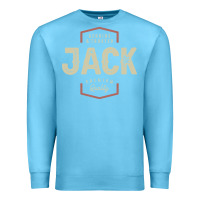 Ocean Blue Genuine Jack Funny Personalized Name Premium Sweatshirt - linhVisuals