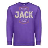 Purple Genuine Jack Funny Personalized Name Premium Sweatshirt - linhVisuals
