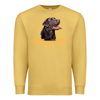 Antique Gold labrador retriever team chocolate lab funny Premium Sweatshirt - linhVisuals