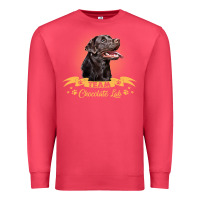 Cardinal labrador retriever team chocolate lab funny Premium Sweatshirt - linhVisuals