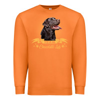 Carrot labrador retriever team chocolate lab funny Premium Sweatshirt - linhVisuals