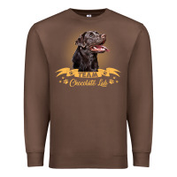 Chestnut labrador retriever team chocolate lab funny Premium Sweatshirt - linhVisuals