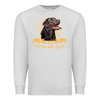 Dove Grey labrador retriever team chocolate lab funny Premium Sweatshirt - linhVisuals