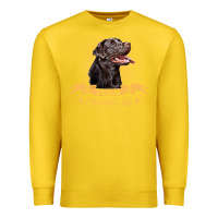 Lemon labrador retriever team chocolate lab funny Premium Sweatshirt - linhVisuals