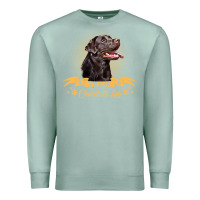 Seafoam labrador retriever team chocolate lab funny Premium Sweatshirt - linhVisuals