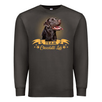 Smoke labrador retriever team chocolate lab funny Premium Sweatshirt - linhVisuals