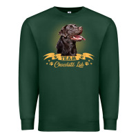Sports Green labrador retriever team chocolate lab funny Premium Sweatshirt - linhVisuals