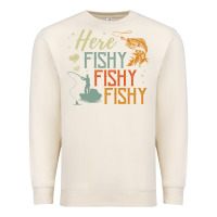 Sandshell here fishy fishy fishy fishing lovers gifts Premium Sweatshirt - linhVisuals