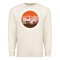 Sandshell no one is illegal on stolen land 4th of july bison Premium Sweatshirt - linhVisuals