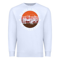 White no one is illegal on stolen land 4th of july bison Premium Sweatshirt - linhVisuals
