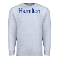 Heather Grey Hamilto College Premium Sweatshirt - linhVisuals