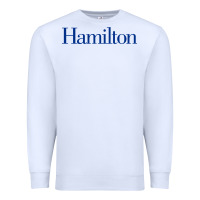 White Hamilto College Premium Sweatshirt - linhVisuals