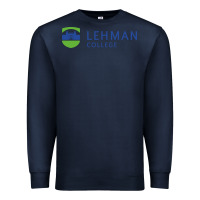 Navy Lehman College CUNY Premium Sweatshirt - linhVisuals
