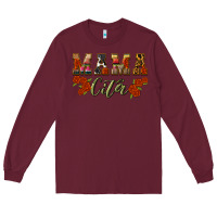 Burgundy mama cita Long Sleeve Tee - BundleAndBundleShop