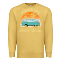Antique Gold pogue life outer banks retro vintage sunny Premium Sweatshirt - linhVisuals