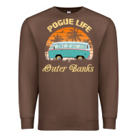 Pogue Life Outer Banks Retro Vintage Sunny Premium Sweatshirt | Teevron