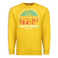 Lemon est. 1983 vintage 1983 limited edition 39th birthday retro pullover ho Premium Sweatshirt - linhVisuals