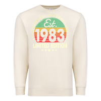 Sandshell est. 1983 vintage 1983 limited edition 39th birthday retro pullover ho Premium Sweatshirt - linhVisuals