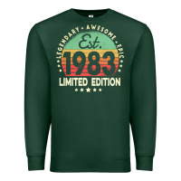 Sports Green est. 1983 vintage 1983 limited edition 39th birthday retro pullover ho Premium Sweatshirt - linhVisuals