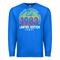 True Royal est. 1983 vintage 1983 limited edition 39th birthday retro pullover ho Premium Sweatshirt - linhVisuals