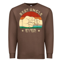 Chestnut vintage best uncle ever fist bump funny uncle fathers day Premium Sweatshirt - linhVisuals