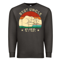 Smoke vintage best uncle ever fist bump funny uncle fathers day Premium Sweatshirt - linhVisuals