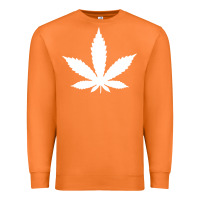 Carrot weed leaf in a pocket marijuana cannabis Premium Sweatshirt - linhVisuals