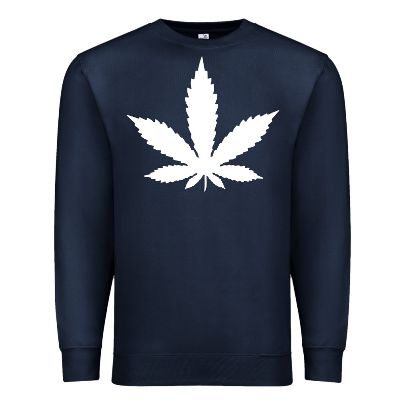 Weed Leaf In A Pocket Marijuana Cannabis Premium Sweatshirt by linhVisuals | Teevron