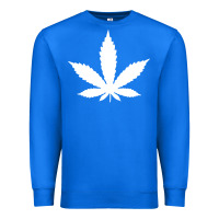 True Royal weed leaf in a pocket marijuana cannabis Premium Sweatshirt - linhVisuals