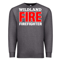 Charcoal Heather wildland fire rescue department firefighters firemen uniform Premium Sweatshirt - linhVisuals