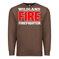 Chestnut wildland fire rescue department firefighters firemen uniform Premium Sweatshirt - linhVisuals
