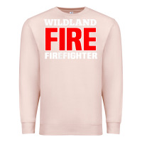 Pale Pink wildland fire rescue department firefighters firemen uniform Premium Sweatshirt - linhVisuals