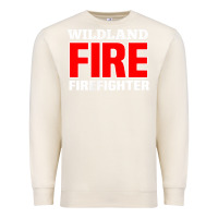 Sandshell wildland fire rescue department firefighters firemen uniform Premium Sweatshirt - linhVisuals