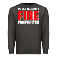 Smoke wildland fire rescue department firefighters firemen uniform Premium Sweatshirt - linhVisuals