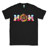 Black Tie dye sunflower Mom Mother's Day Classic Tee - HowdyJamesFarm
