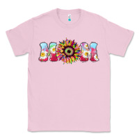 Bubblegum Pink Tie dye sunflower Mom Mother's Day Classic Tee - HowdyJamesFarm