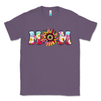 Lavender Tie dye sunflower Mom Mother's Day Classic Tee - HowdyJamesFarm