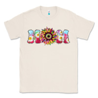 Natural Tie dye sunflower Mom Mother's Day Classic Tee - HowdyJamesFarm