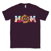 Plum Tie dye sunflower Mom Mother's Day Classic Tee - HowdyJamesFarm