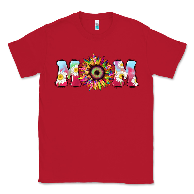 Tie Dye Sunflower Mom Mother's Day Classic Tee by HowdyJamesFarm | Teevron