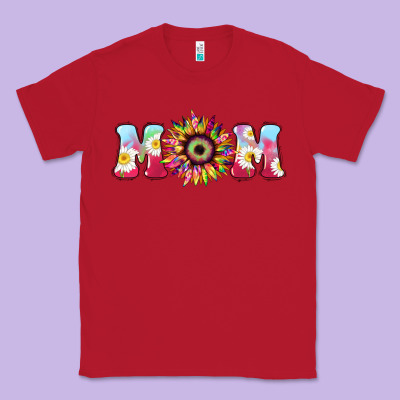 Tie Dye Sunflower Mom Mother's Day Classic Tee Designed By Howdyjamesfarm