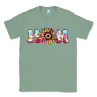 Sage Tie dye sunflower Mom Mother's Day Classic Tee - HowdyJamesFarm